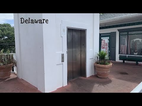 Glass Delaware Hydraulic Elevator at The 5th Street Station in Rehoboth Beach, DE
