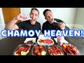 MEXICAN FRUIT Tajin Chamoy Fruit Salads El Pepino Loco Food Truck Orange County Food Review