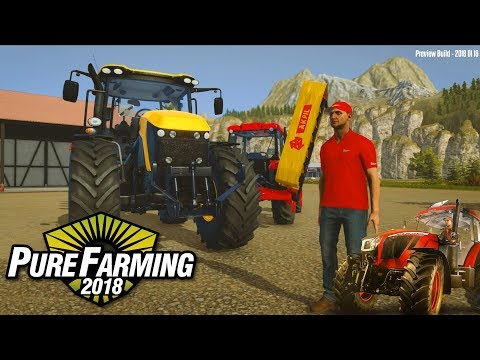 Pure Farming 2018 [DEMO] - Niemcy, nowe maszyny i dron!