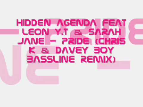 (13) Hidden Agenda Feat Leon Y.T & Sarah Jane - Pride (Chris K & Davey Boy Bassline Remix)