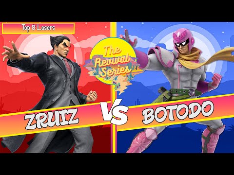 The Revival Series #4 Top 8 Losers - Zruiz (Kazuya) Vs.  Botodo (Cpt. Falcon) Smash Ult Tournament