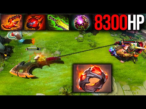 OMG 8300HP HUGE PUDGE WITH TIER 5 NEUTRAL ITEM GIANT'S RING | Pudge Official