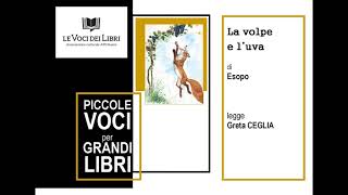 La volpe e l’uva di Esopo