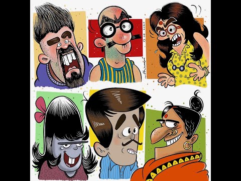 "The people of India" | Process Video | Phani Tetali | Indian Artist