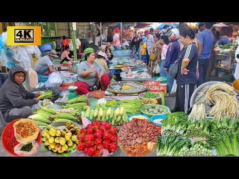 Street Food Live Market 🐟🔥  Amazing Fresh Fish, Vegetables, Meat & More  Walking Tour