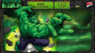 Colorful game - Hulk Bad Altitude Jumping Smashing to the Sky Cartoon for kids
