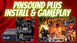 PinSound installation Review and Gameplay Indiana Jones Pinball Machine
