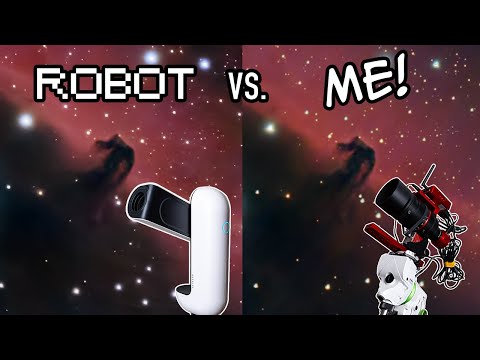 , title : 'Can I beat a ROBOT at Astrophotography?'