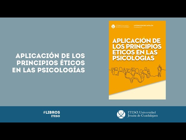 Vídeo relacionado con Aplicación de los principios éticos en las psicologías