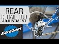 How To Adjust A Rear Derailleur Limit Screws Indexing