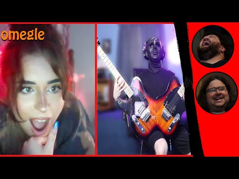 Guitarist AMAZES Strangers on Omegle with a DOUBLE GUITAR - @TheDooo | RENEGADES REACT