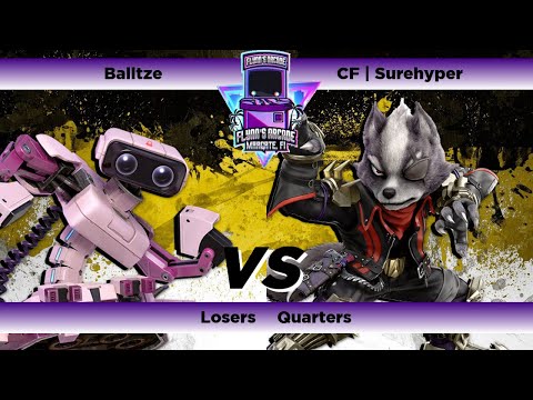 Flynn's Arcade 056 Losers Quarters - Balltze (ROB) Vs CF | Surehyper (Wolf) SSBU Tournament