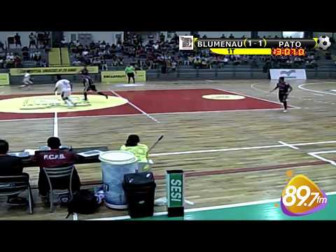 Blumenau x Pato Futsal. Copa Uniasselvi  20 anos. LS Produções e Eventos. Narração Luciano Silva.
