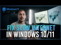 Permanently Fix Slow Internet Speed On Windows Computer