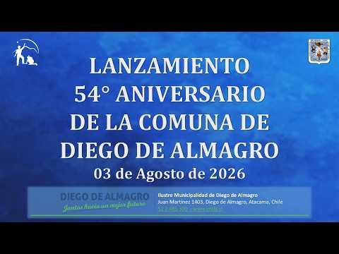 Lanzamiento 54° Aniversario Comunal - IMDA