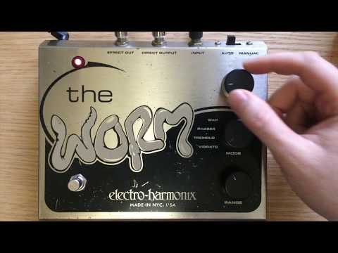 Electro-Harmonix The Worm 1990s The Worm Analog Wah / Phaser / Vibrato / Tremolo Vintage (Large Box) Modulation Phase Shifter Effect Guitar Pedal image 5
