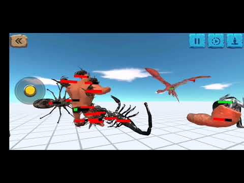 Team Fantasy vs Team Giant invertebrates + Final battle of Team herbivore vs Team reptiles