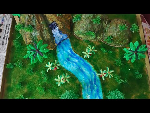 Kurinji Model: Best 3D Landscape Project for School | Hill Region Art & Craft