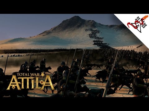 Total War: Attila - 2500 Warhounds vs 2300 Elephants | MASSIVE Battle