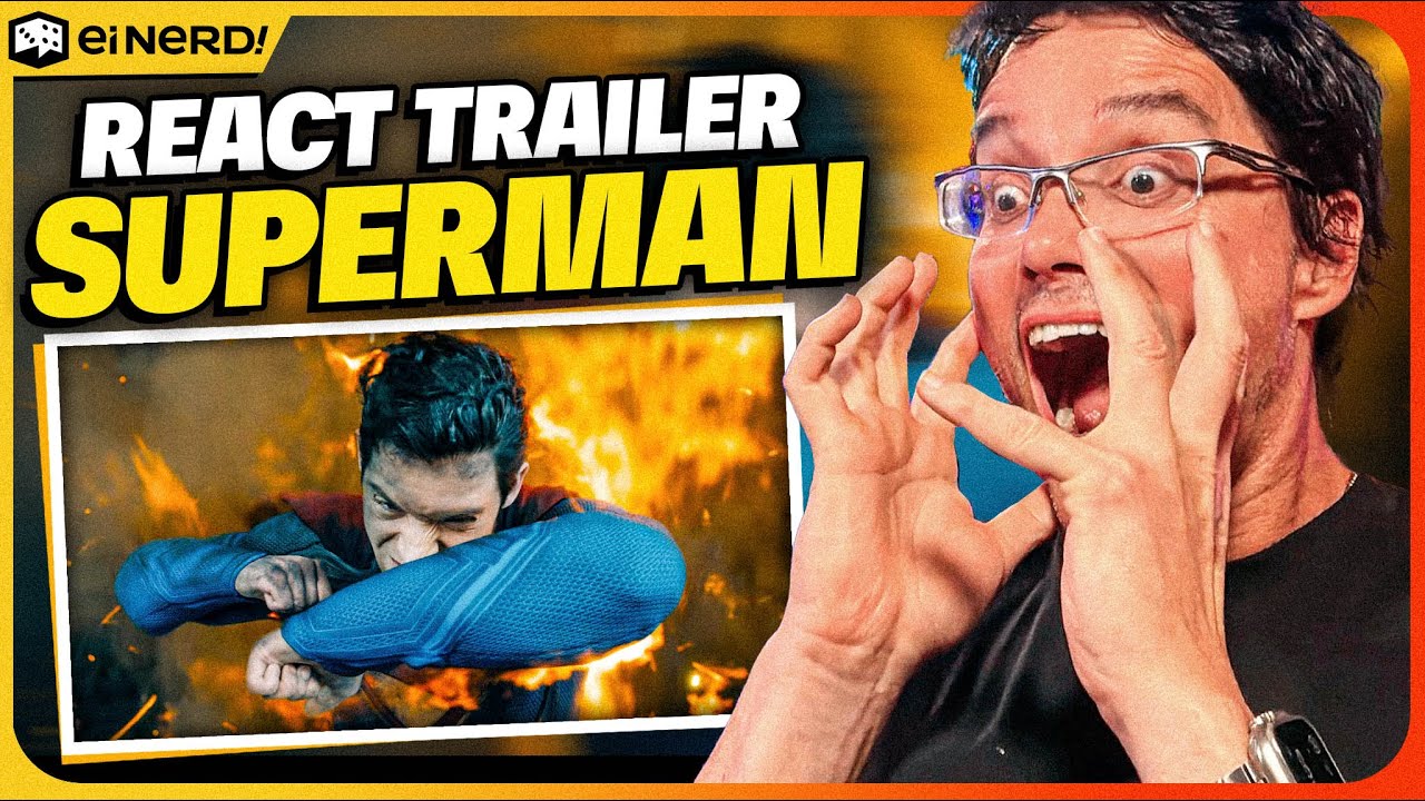 ÉPICO DEMAIS ! TRAILER OFICIAL DUBLADO DE SUPERMAN #REACT