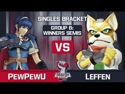 PewPewU vs Leffen - Melee Singles: Group B - Smash Summit Spring 2017