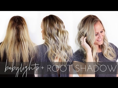 How to Babylight and Root Shadow Hair - Ash Blonde...