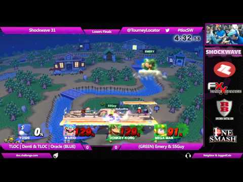 SW 31 Wii U - TLOC | Oracle & TLOC | Denti vs Emery & SSGuy - Losers Finals
