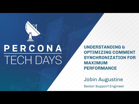 Understanding and Optimizing commit sychronization for maximum performance Percona Tech Days