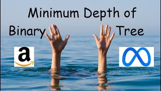 YouTube video 'Minimum Depth of  Binary Tree - LeetCode 111 - Python'