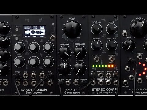 Erica Synths Black DJ VCF LP/HP Filter Eurorack Synth Module image 2