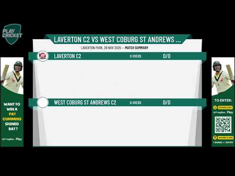 VTCA - C2 - Rd 7 - Laverton C2 v West Coburg St Andrews C2