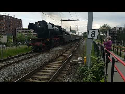 Dordt in Stoom 2024 - SSN 23 023 en VSM 23 076 - Doorkomst Dordrecht Stadspolders.