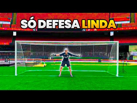 FUI GOLEIRO NO GOL PROFISSIONAL E CATEI DEMAIS!