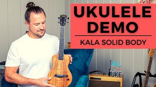 Video thumbnail for Ukulele Demo | Kala Acacia Solid Body Tenor by AllForUke