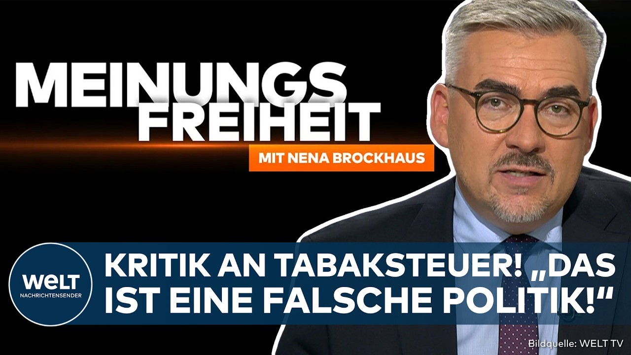 MEINUNGSFREIHEIT: Kritik an Tabaksteuer! Jan Mücke (FDP) warnt vor grassierendem Schwarzmarkt