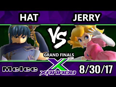 S@X 217 - Jerry (Peach, Sheik, Fox) Vs. Hat (Marth, Captain Falcon) - Smash Melee Winners Finals
