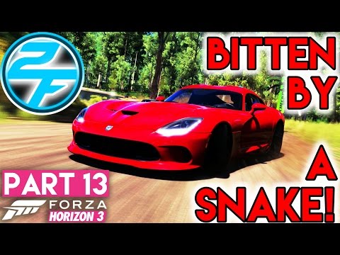BITTEN BY A SNAKE! | DODGE VIPER GTS | Forza Horizon 3 Walkthrough Gameplay Part 13
