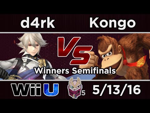 The Briggs House 5 - d4rk (Cloud, Corrin, Charizard) Vs. Kongo (DK) SSB4 Winners Semis - Smash 4