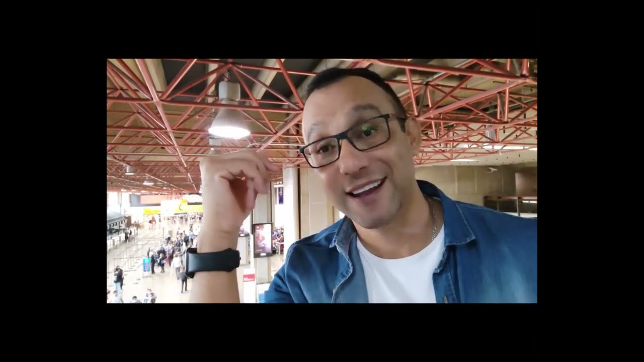 PERRENGUE NA IMIGRAÇÃO DA COLÔMBIA - Quase perco o voo.