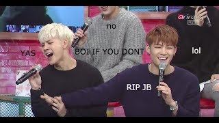 Download lagu JB being done with GOT7 for 5 min mp3