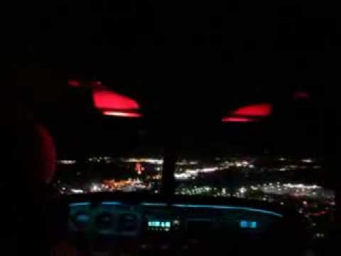 Night landing Rwy 2, KCHA Chattanooga Lovell