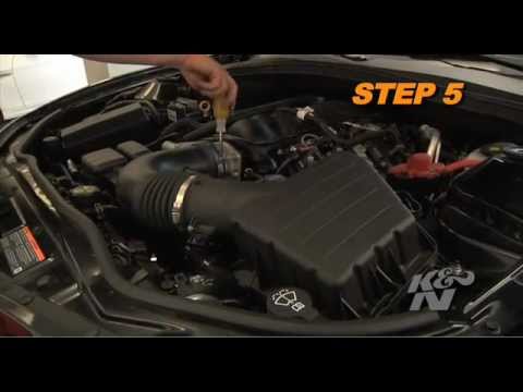 2010 - 2012 Chevy Camaro K&N Air Intake System Installation