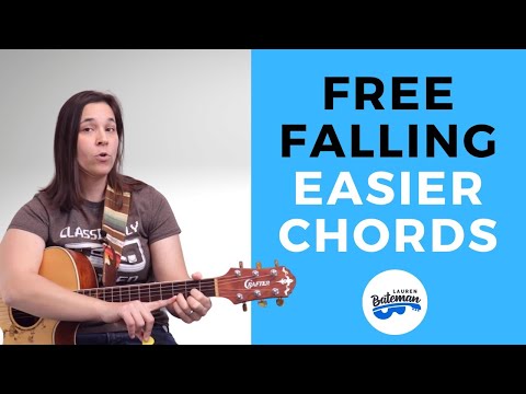 Free Falling Guitar Lesson EASY CHORD Version