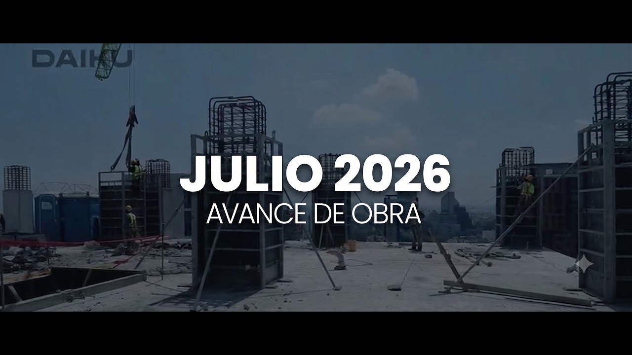Video del avance de obra más reciente en YouTube