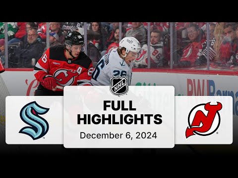 NHL Highlights | Kraken vs. Devils | December 06, 2024
