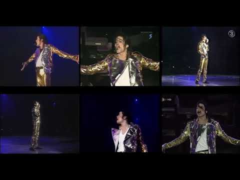 Michael Jackson - Stranger In Moscow 1997 - 6 concerts (Split Screen)