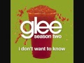 Glee - I Don't Wanna Know (Quinn Solo ...