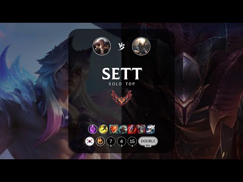 Sett Top vs Pantheon - KR Grandmaster Patch 12.22
