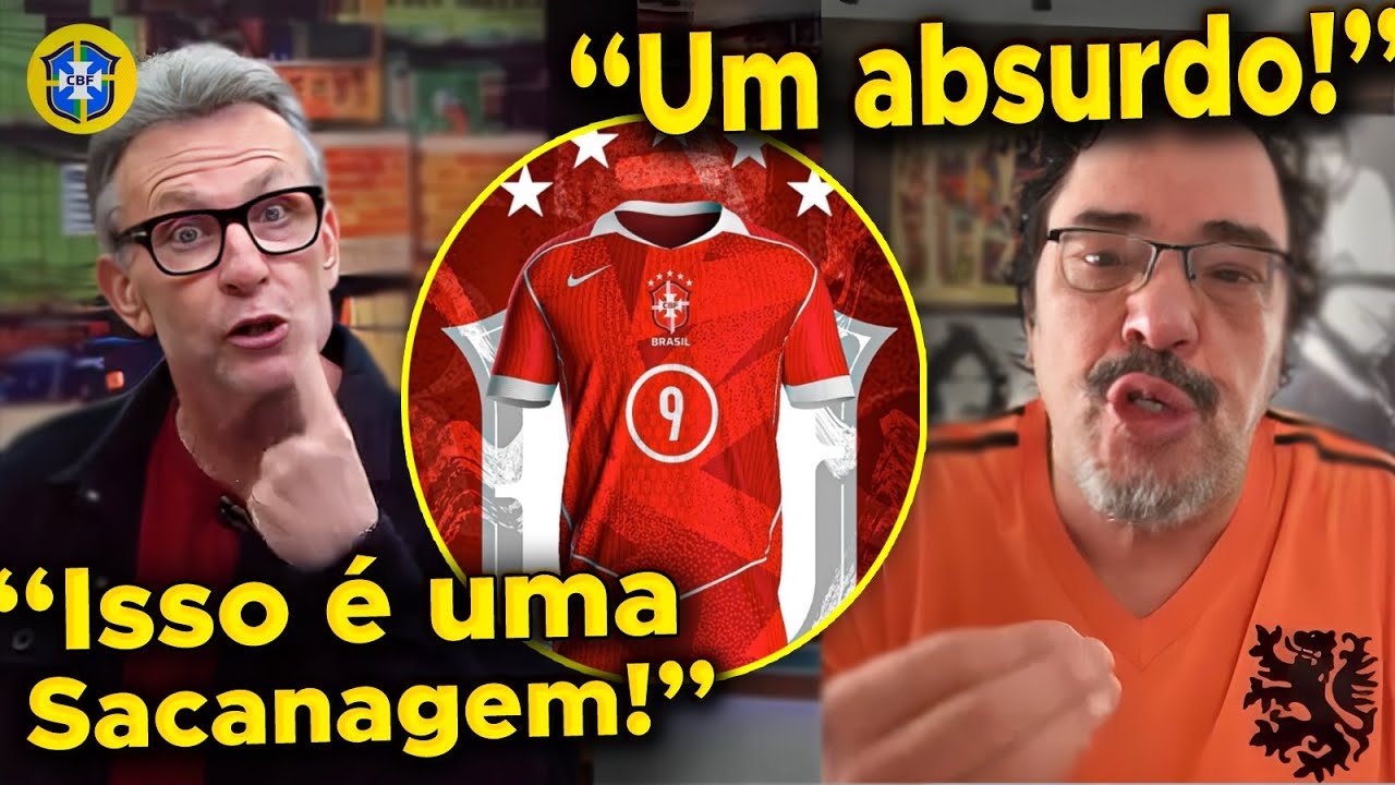 🚨ATÉ O NETO E O CASAGRANDE DET0NARAM CAMISA VERMELHA DA SELEÇÃO BRASILEIRA!