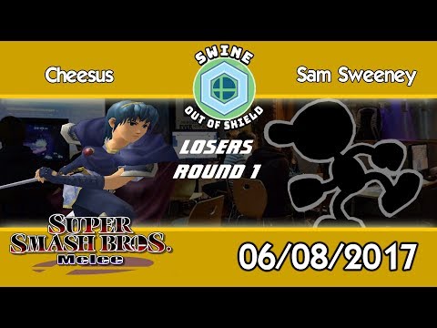 Swine Out of Shield 3 - Cheesus (Marth) vs Sam Sweeney (Game and Watch) - SSBM Losers R1